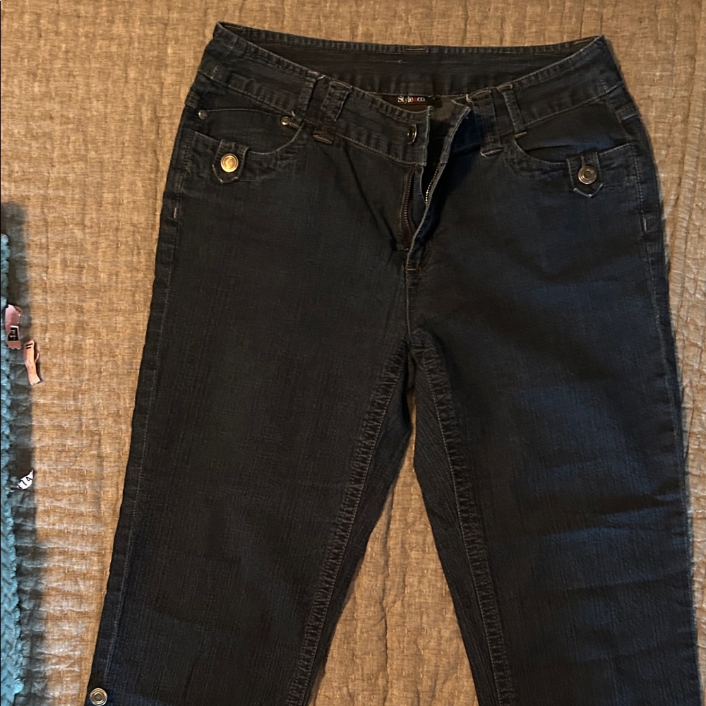 Style & Co. Dark blue Jean Ankle Jeans